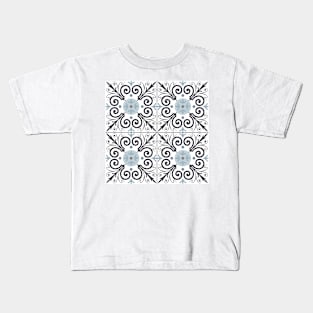 Portuguese tiles pattern. Vintage background. Vector seamless texture Kids T-Shirt